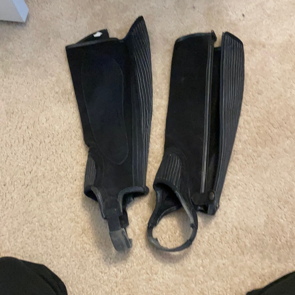 Lightly used half chaps